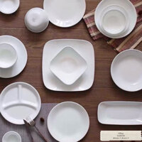 Corelle USA - Winter Frost White  - Bộ Sưu Tập Tô Chén Dĩa Trắng Cơ Bản [Bán Lẻ]