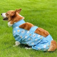 Corgi Dog Special Bellyband Four-Legged Pet Clothing Rainy Day Anti-Dirty Waterproof Device Leg Warmer Pet Clothes Four Seasons Raincoat PX4c