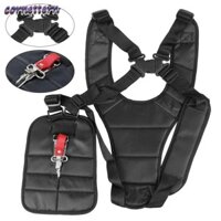 Corne 1 Chiếc Dây Đeo Dây, Máy Cắt Cỏ Dụng Cụ Làm Vườn Dây Đeo Vai Đôi Màu Đen, Đa Năng Cho Máy Cắt Chổi Whipper Máy Gọn Cắt Bàn Chải Có Thể Điều Chỉnh Cắt Tông Đơ