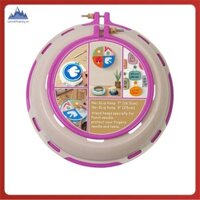 [Cornellsidney.vn] Chậu thêu tròn Khung thêu nhựa ABS hai lớp Phụ tùng DIY Vòng thêu Hoa hồng hồng