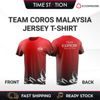 Coros Jersey Áo Thun Đội Coros Malaysia Áo Thun Jersey Thể Thao Tee Unisex Microfiber Áo Thun Tay Ngắn Áo Thun Jerseys
