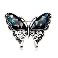 Corsage Brooch Pin Alloy Butterfly Jewelry Decoration Accessories For Coat Dress Scarf - intl [bonus]