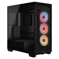 Corsair 3500X LX-R RGB iCUE LINK Black – Tempered Glass Mid-Tower PC Case