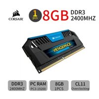 CORSAIR Bộ Nhớ RAM 8GB DDR3 2400MHz OC PC3-19200 Cho Máy Tính