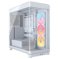 Corsair FRAME 4500X LX-R RGB iCUE LINK White – Panoramic Glass Mid-Tower PC Case