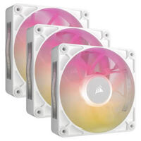 Corsair iCUE LINK RX120 MAX RGB – 120mm PWM Thick Fans – Triple Pack – White
