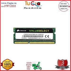 RAM Corsair XMS3 CMSO4GX3M1A1333C9 -4GB DDR3 1333MHz