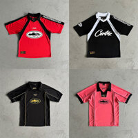 Corteiz British Hip-Hop Print Short Sleeve T Men's Summer Trendy Sports Breathable Soccer Jersey polo Shirt