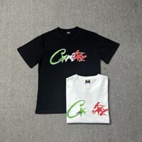 Corteiz Nhiều Màu Sắc In Chữ Ngắn Tay Top Mỹ Dạo Phố Rời Mùa Hè Áo Thun Nam Nữ