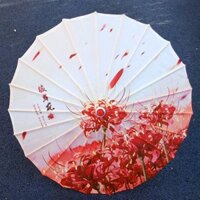 Cos Bên Khác Hoa Lụa Vải Ô Hanfu Phong Cách Trung Hoa Phong Cách Cổ Đại Ô Sàn Catwalk Khiêu Vũ Hiệu Suất Cổ Điển Dầu Giấy Ô Ảnh WTT2025.331