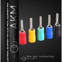 Cos Kim Đặc combo 1000c, Đầu cos pin tròn đặc,đầu cốt kim bấm nối dây điện, cosse pin đặc