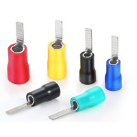 Cos Kim Dẹt Bọc Nhựa 1000c, cos pin dẹp, đầu cốt kim dẹp, cốt pin dẹt nối điện