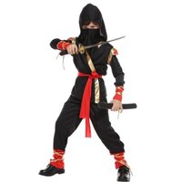 Cos ninja vàng đen cho bé từ 130-140cm