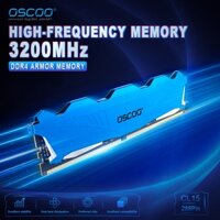 Coscoo DDR4 Ram 16GB 8GB 3600 MHz DIMM Bộ nhớ máy tính để bàn Memoria Ram mới có tản nhiệt