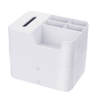 Cosmetics Storage Box Tissue Box Plastic Desktop Makeup Organizer Drawer Sundries Container Nail Polish Lipstick Jewelry