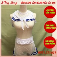 Cosplay nữ sinh quyến rũ - Váy ngủ nữ sinh mong manh, đồ ngủ sexy cho cặp đôi thăng hoa freesize