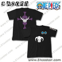 Costar anime Xung Quanh Vua Cướp Biển Tay Ngắn Cotton anime Xung Quanh Ace Áo Thun Mùa Hè