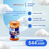 COSTAR Tinh dầu hoa anh thảo Evening Primrose Oil Costar, hỗ trợ nội tiết tố nữ, tiền mãn kinh, Úc chính hãng 100 viên