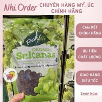 [Costco Úc] Nho Khô Freshlife Organic Sultanas 1.5kg - Organic Raisins Nho Khô Tự Nhiên Hữu Cơ Úc - Nhi Order