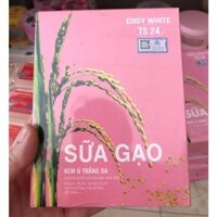 Cosy White Sữa Gạo kem ủ trắng da mặt 70g (hộp 3 gói) -