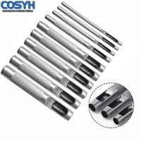 [Cosyh] 10 Dụng cụ đục lỗ bằng da Bộ dụng cụ đục lỗ khoan rỗng 1-10mm