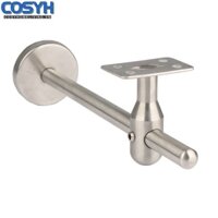 [Cosyh] Giá đỡ lan can cầu thang bằng bạc Bannister Hỗ trợ tường Tay ray lan can mạnh mẽ