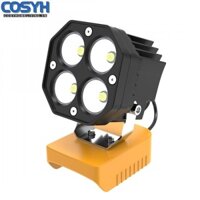cosyh High Luminous Flux Cordless LED Work Light Compatible with For Dewalt Batteries