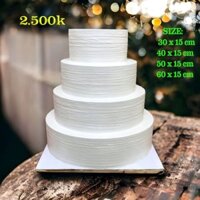 cốt bánh cưới 4 tầng , bánh giả mô hình tự trang trí cho tiệc cưới , nhà hàng