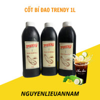CỐT BÍ ĐAO TRENDY CHAI 1L pha trà bí đao hạt chia thơm ngon, hương vị tự nhiên