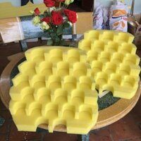 cốt bia làm tráp cưới hỏi(làm bằng xốp dẻo rất bền)