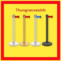 Cột chắn inox 2M , cột chắn inox dây căng giá rẻ , trụ phân cách tạo lối đi
