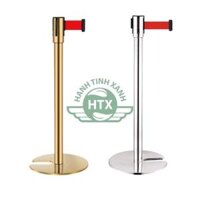 Cột chắn inox dây kéo đế chữ U