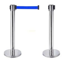 Cột Chắn Inox Phân Luồng Xếp Hàng, Cột Chắn Phân Cách Lối Đi