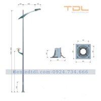 Cột đèn đường 6m 8m 9m 10m 12m  TDLC-DR02