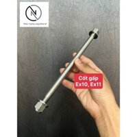 Cốt gấp inox 304 cho xe Ex11, Ex10 xài chung, kèm tán thái inox 304 cao cấp