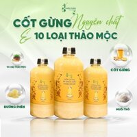 CỐT GỪNG NGUYÊN CHẤT VÀ CHIẾT XUẤT TINH DẦU 10 THẢO DƯỢC (không pha  nước) - Vitaho Thiên Thảo
