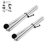 Cột lều bãi biển Thay thế 2 gói Phụ kiện sửa chữa hợp kim nhôm di động có thể gập lại cho các bữa tiệc cắm trại