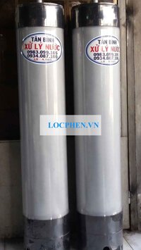 Cột lọc nước nhựa PVC 220 màu xám