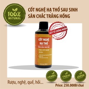 Cốt nghệ hạ thổ giảm thâm sạm, sáng da sau sinh WonMom 200ml