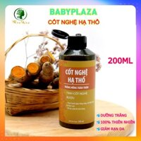 Cốt Nghệ Hạ Thổ WONMOM Chai 200ml, Cho Mẹ Sau Sinh, Dưỡng Trắng Da, Giảm Rạn, Căn Mịn, Giữ Ấm - Hàng Chính Hãng