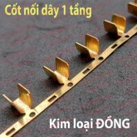 Cốt nối dây điện 1 tầng bằng ĐỒNG các cỡ, cos nối dây