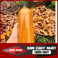 Cốt Rượu Gừng Nghệ Hạt gấc Hạ Thổ 9 tháng 10 ngày tốt cho phụ nữ 1 lít