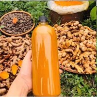 CỐT RƯỢU GỪNG NGHỆ HẠT GẤC HẠ THỔ - CỐT ĐẬM ĐẶC GIẢM EO THÂM RẠN GIÚP GIỮ ẤM LÀM ĐẸP CHO BÀ BẦU MẸ SAU SINH