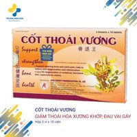 CỐT THOÁI VƯƠNG - Giúp Cột Sống Khỏe Mạnh Hơn - Hộp 30 viên