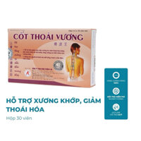 Cốt Thoái Vương hỗ trợ xương khớp, giảm thoái hóa, đau vai gáy từ thảo dược hộp 30 viên DƯỢC PHẨM Á ÂU