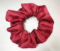 Cột tóc màu đỏ - cột tóc scrunchies mẫu mới big size