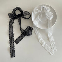 Cột tóc nơ vải ren nữ tính Modleaf Gemma tie Hàn Quốc