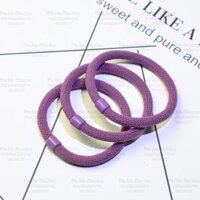 Cột tóc trơn dày 4k  sợi - Hồng đậm