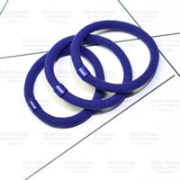 Cột tóc trơn dày 4k  sợi - Xanh đen