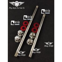 Cốt Trục Bánh Xe Trước Và Sau + Tán Salaya Kèm Long Đền Đỏ Cho Ex 135, Fu Led, Satria, Raider Fi, Win, Win X 5692